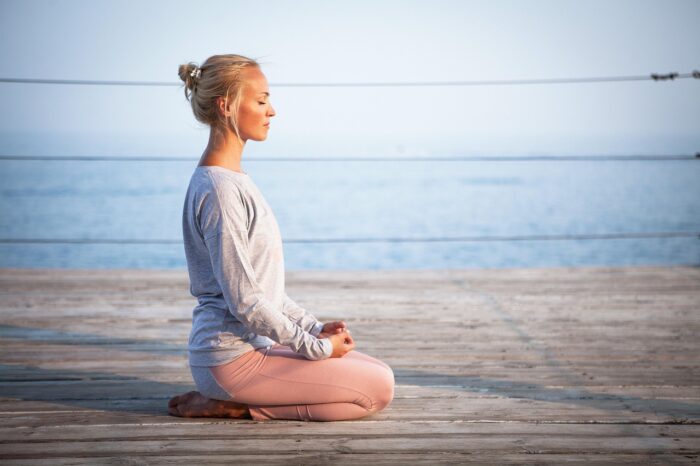 Kneeling meditation